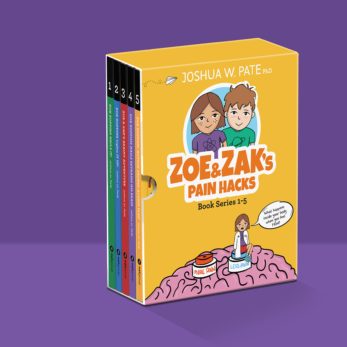 Zoe & Zak's Pain Hacks: Pain Education Books for Kids